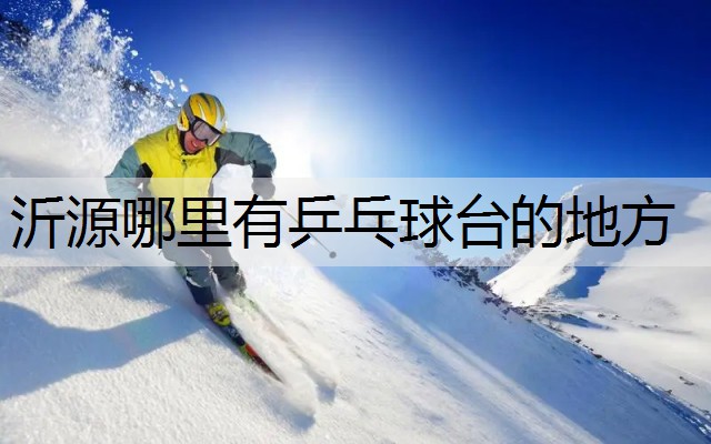 沂源哪里有乒乓球台的地方